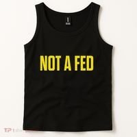 Not A Fed Funny Law Enforcement Tank Top thumb 2