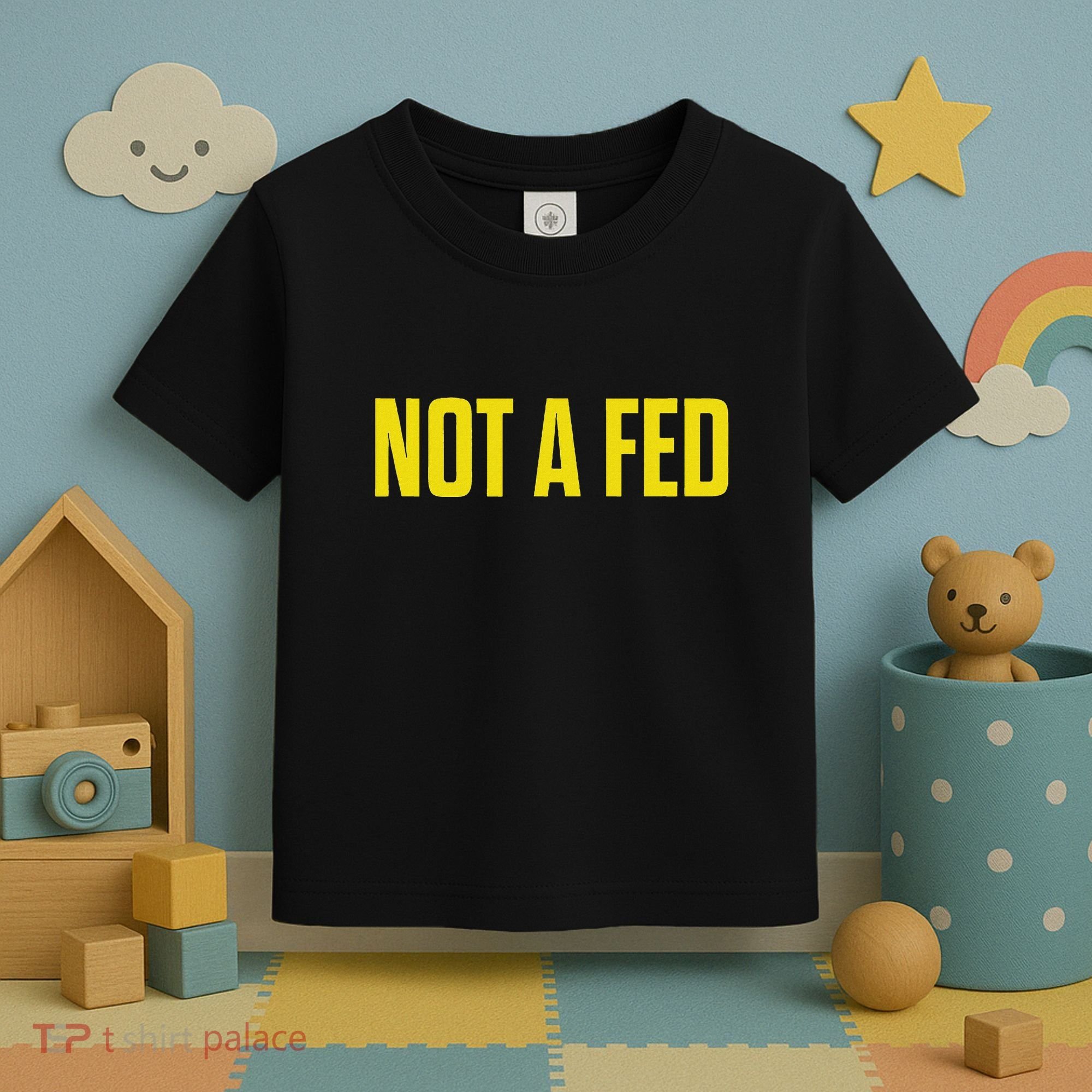 Not A Fed Funny Law Enforcement Toddler T-Shirt