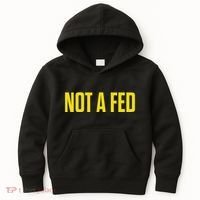 Not A Fed Funny Law Enforcement Kids Hoodie thumb 0