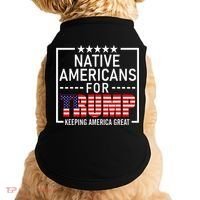 Native Americans For Trump Conservative Doggie Tank thumb 0