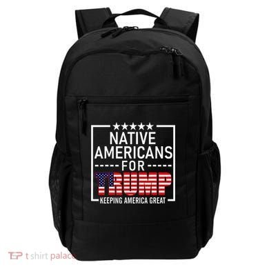 Native Americans For Trump Conservative Backpack