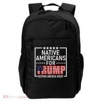 Native Americans For Trump Conservative Backpack thumb 0