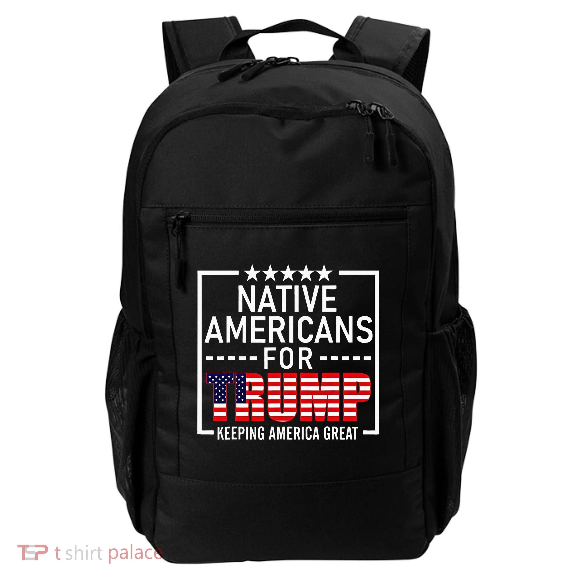 Native Americans For Trump Conservative Backpack
