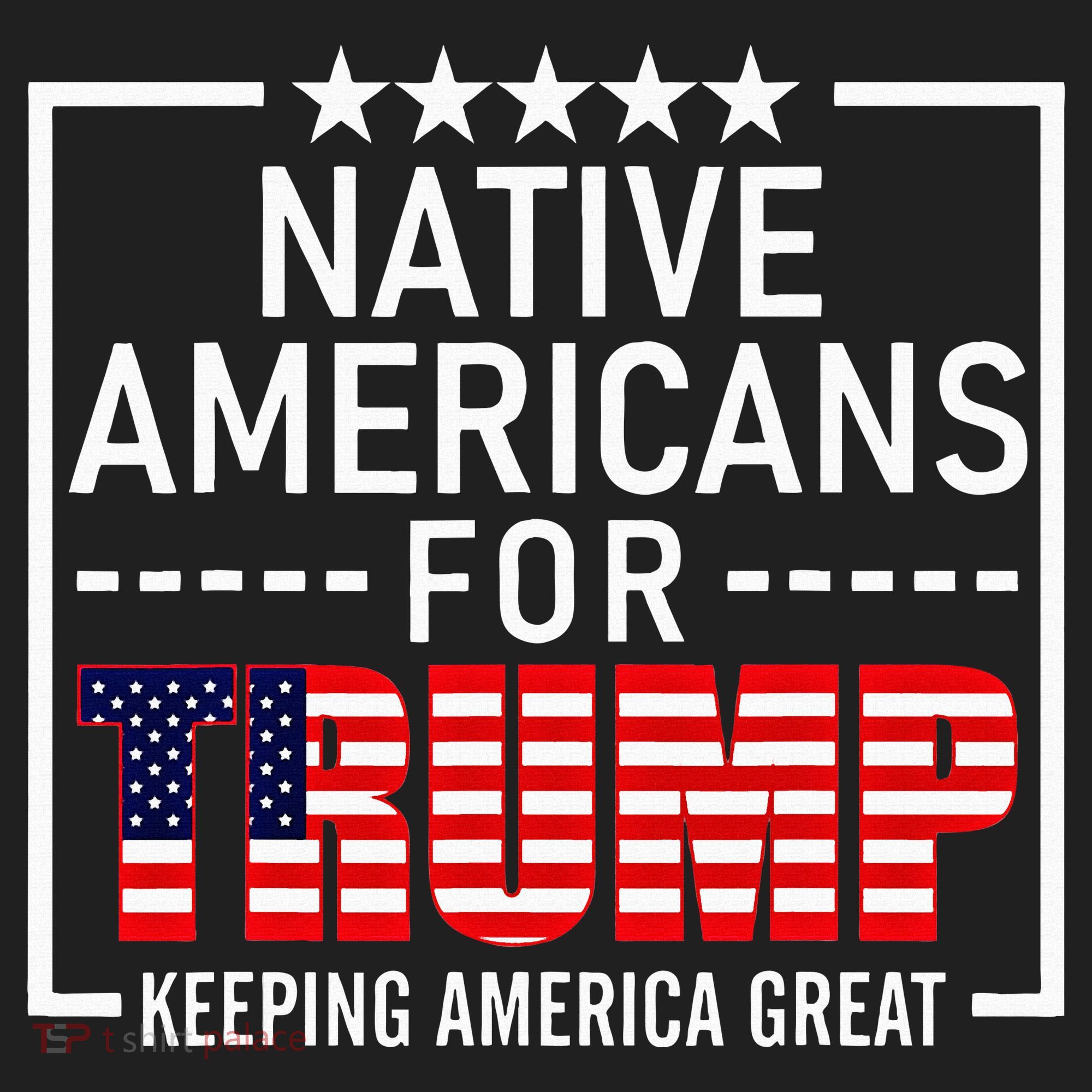 Native Americans For Trump Conservative Beanie