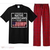 Native Americans For Trump Conservative Pajama Set thumb 0
