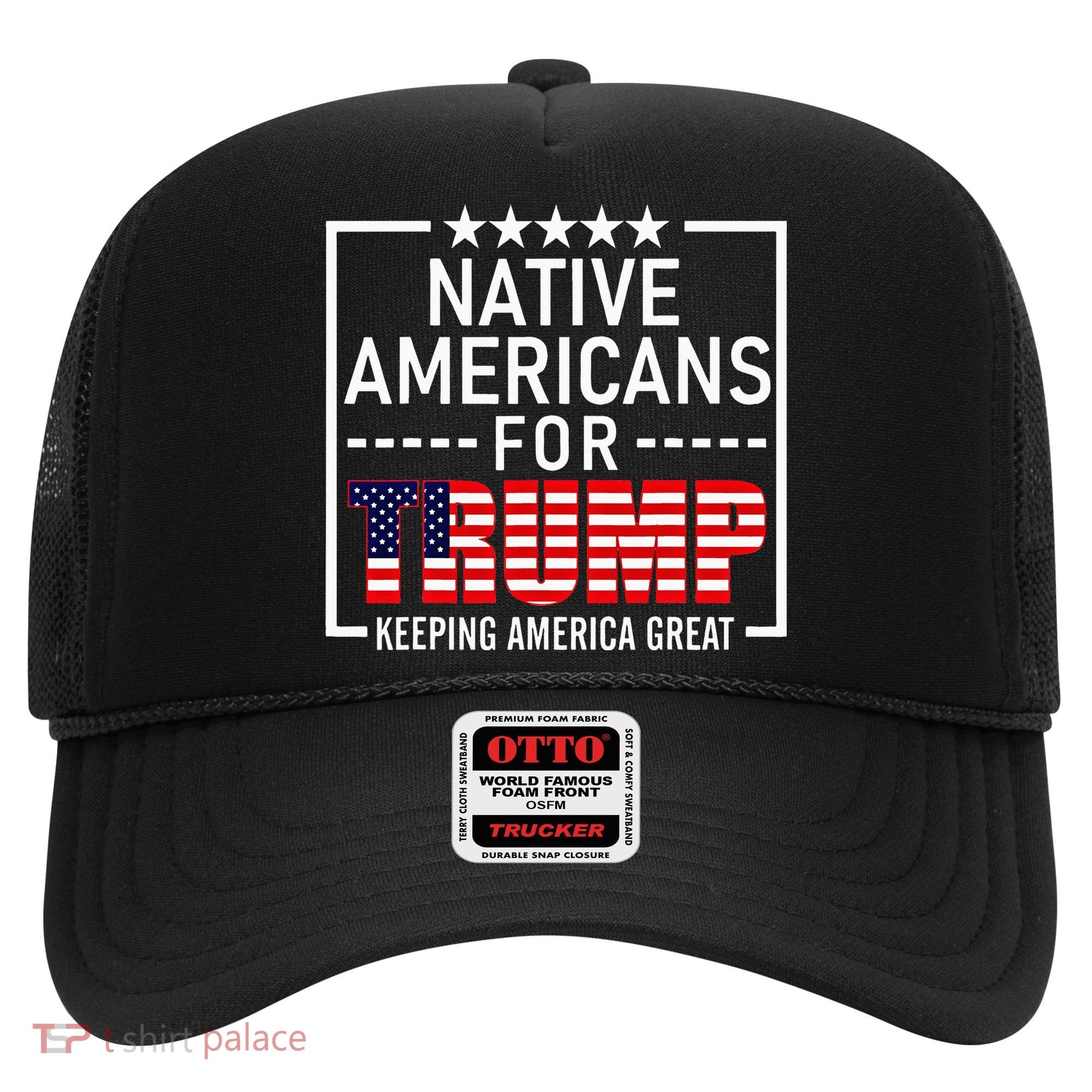 Native Americans For Trump Conservative Hat
