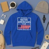 Native Americans For Trump Conservative Hoodie thumb 3