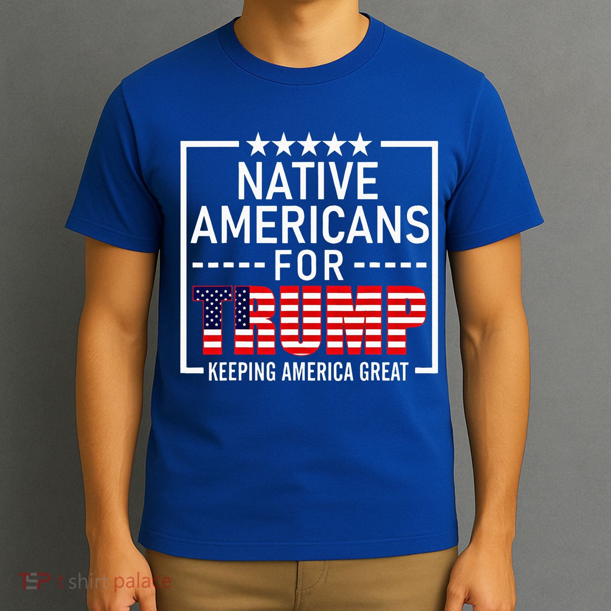 Native Americans For Trump Conservative T-Shirt