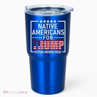 Native Americans For Trump Conservative Tumbler