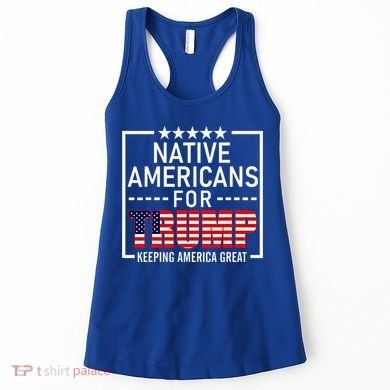 Native Americans For Trump Conservative Women's Tank Top