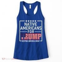 Native Americans For Trump Conservative Women's Tank Top thumb 0