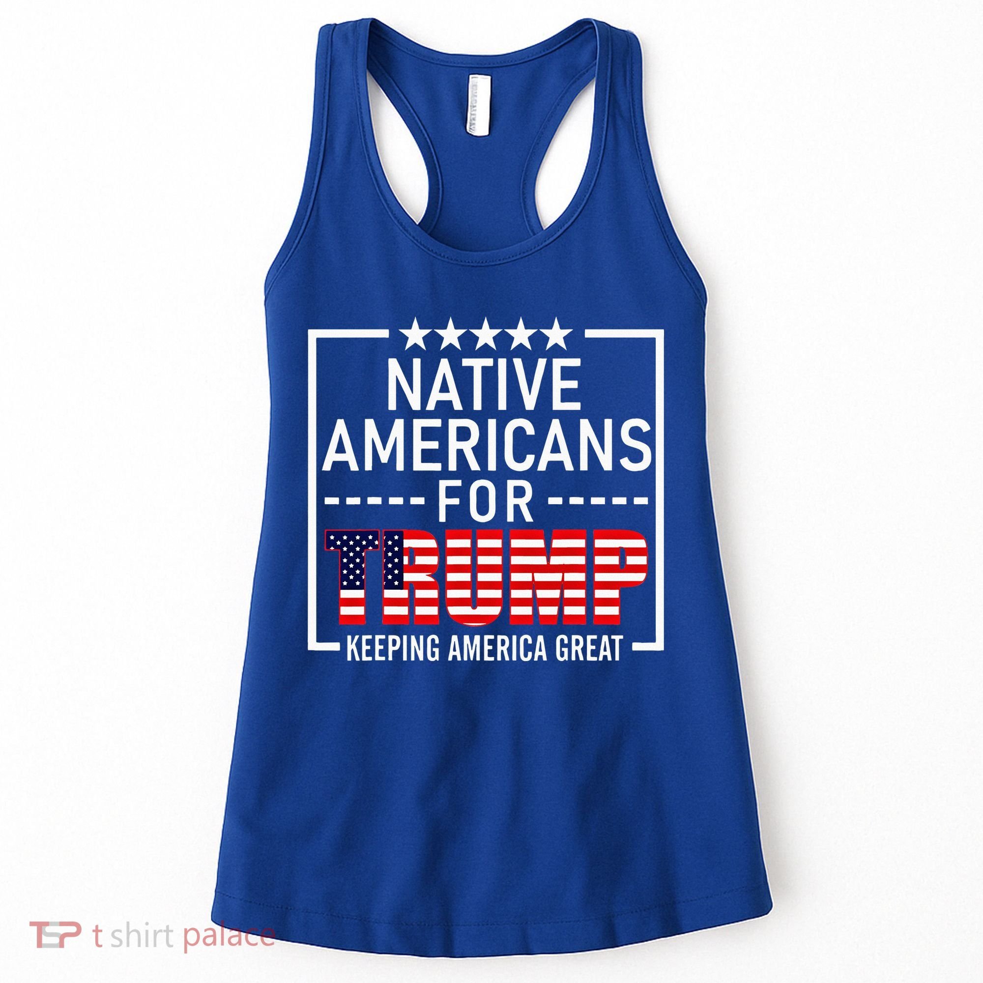 Native Americans For Trump Conservative Women's Tank Top