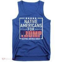 Native Americans For Trump Conservative Tank Top thumb 0