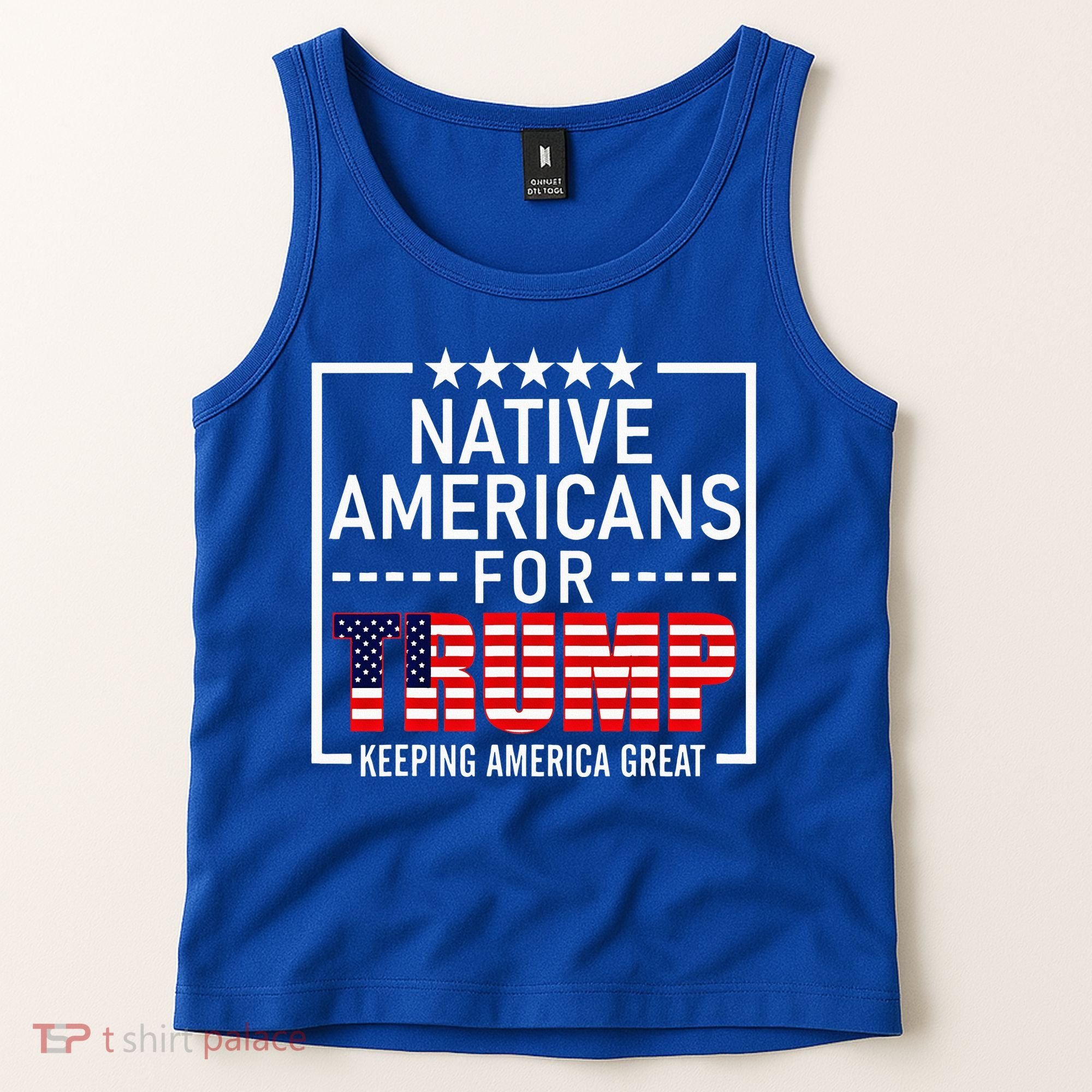 Native Americans For Trump Conservative Tank Top