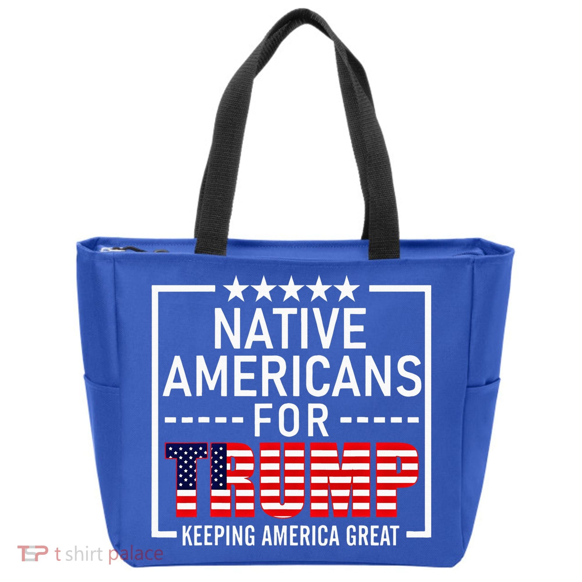 Native Americans For Trump Conservative Tote Bag