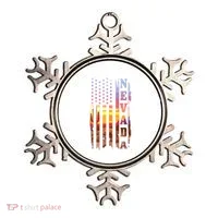 Nevada American Flag Pride Landscape Cactus Patriotic Gift Ornament thumb 0