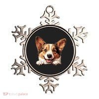 Nice And Funny Peeking Dog Cardigan Welsh Corgi Cute Gift Ornament thumb 0