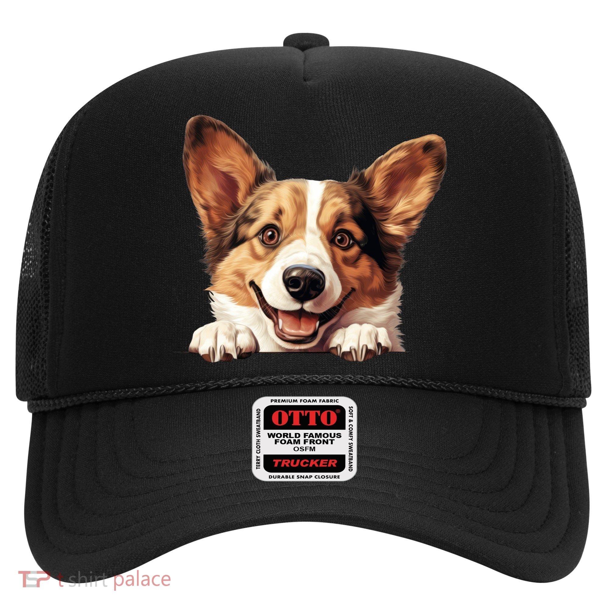 Nice And Funny Peeking Dog Cardigan Welsh Corgi Cute Gift Hat