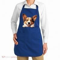 Nice And Funny Peeking Dog Cardigan Welsh Corgi Cute Gift Apron thumb 2