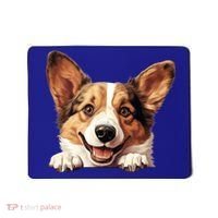 Nice And Funny Peeking Dog Cardigan Welsh Corgi Cute Gift Mousepad thumb 0