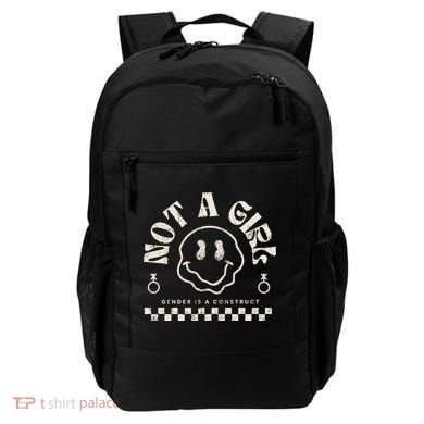 Not A Girl Non Binary  Gender Is A Construct Backpack
