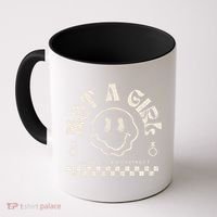 Not A Girl Non Binary  Gender Is A Construct Coffee Mug thumb 0