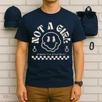 Not A Girl Non Binary  Gender Is A Construct T-Shirt thumb 6