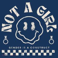 Not A Girl Non Binary  Gender Is A Construct Bucket Hat thumb 4