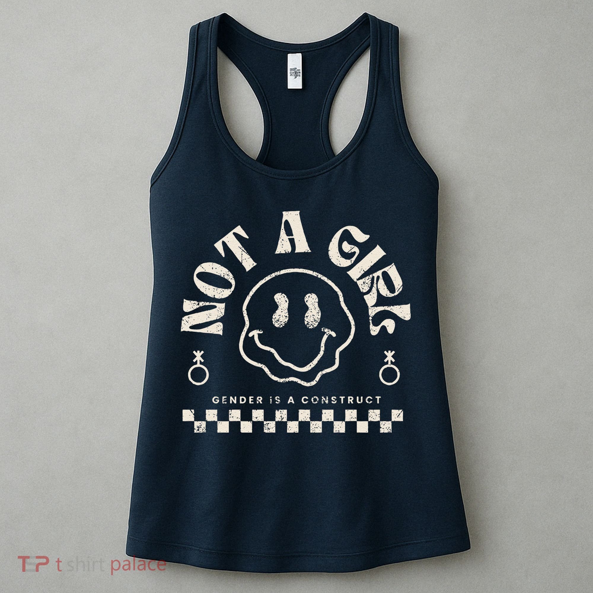 Not A Girl Non Binary  Gender Is A Construct Women's Tank Top