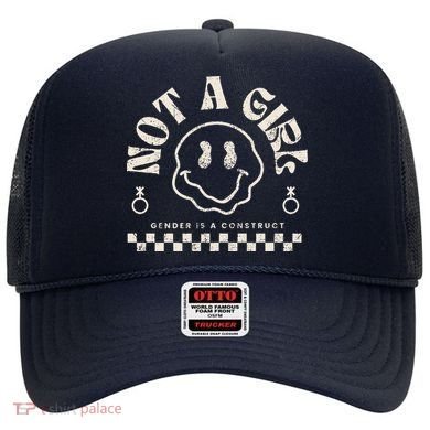 Not A Girl Non Binary  Gender Is A Construct Hat