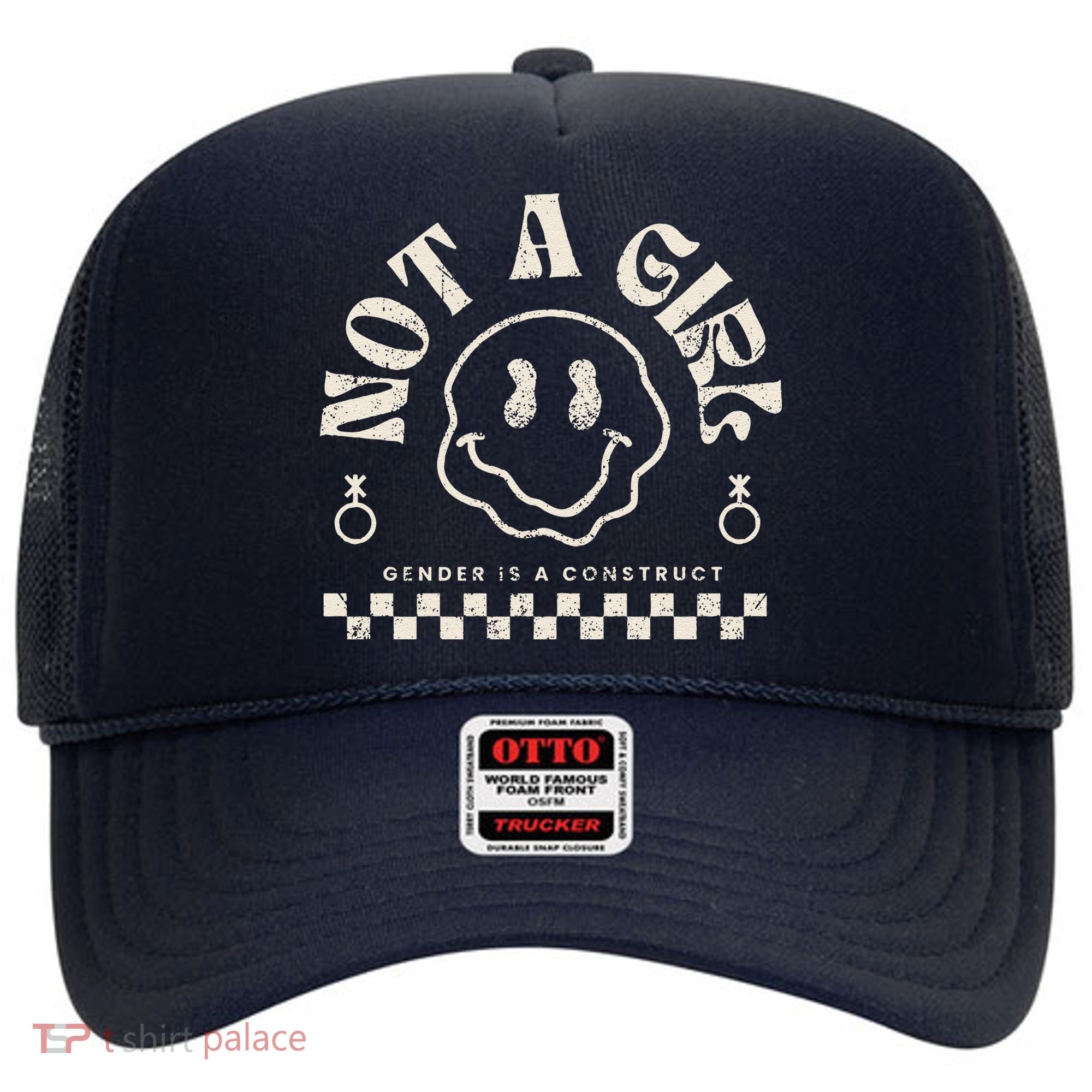 Not A Girl Non Binary  Gender Is A Construct Hat