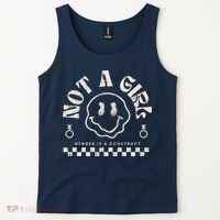 Not A Girl Non Binary  Gender Is A Construct Tank Top thumb 2