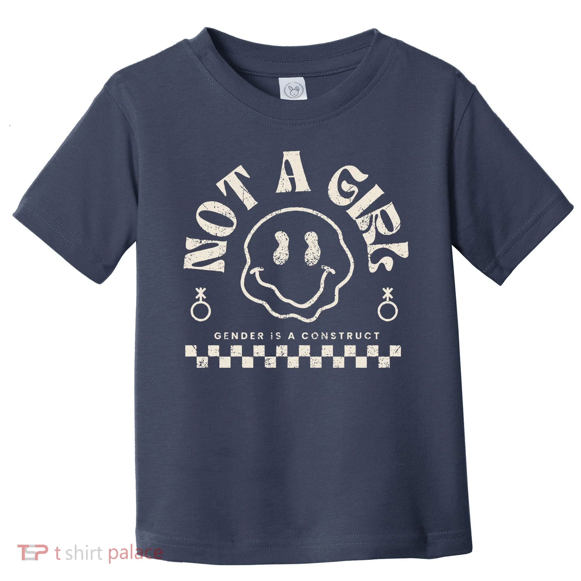 Not A Girl Non Binary  Gender Is A Construct Toddler T-Shirt