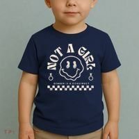 Not A Girl Non Binary  Gender Is A Construct Toddler T-Shirt thumb 2