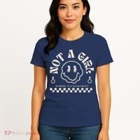 Not A Girl Non Binary  Gender Is A Construct Women's T-Shirt thumb 4