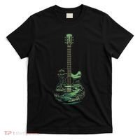 Nature Acoustic Guitar Forest Landscape T-Shirt thumb 0