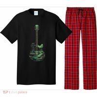Nature Acoustic Guitar Forest Landscape Pajama Set thumb 0