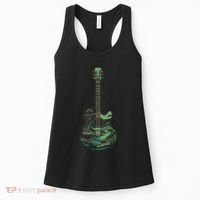 Nature Acoustic Guitar Forest Landscape Women's Tank Top thumb 0