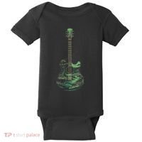 Nature Acoustic Guitar Forest Landscape Baby Bodysuit thumb 0