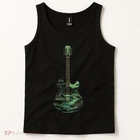 Nature Acoustic Guitar Forest Landscape Tank Top thumb 2