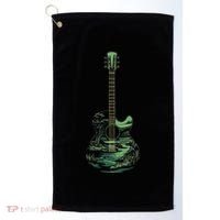 Nature Acoustic Guitar Forest Landscape Golf Towel thumb 0