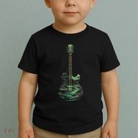Nature Acoustic Guitar Forest Landscape Toddler T-Shirt thumb 2