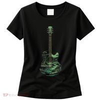 Nature Acoustic Guitar Forest Landscape Women's T-Shirt thumb 0