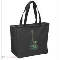 Nature Acoustic Guitar Forest Landscape Tote Bag thumb 2