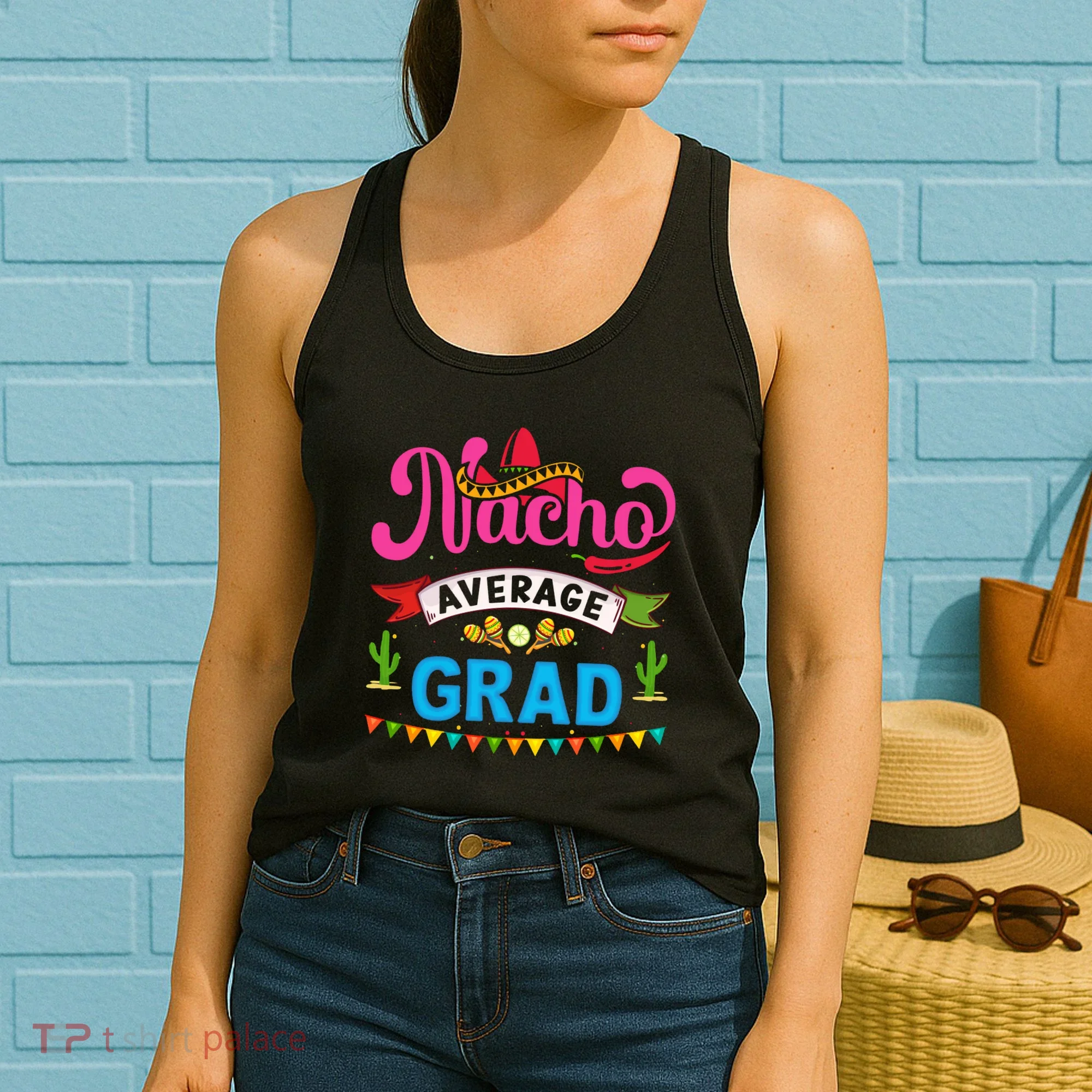 Nacho Average Grad Cinco De Mayo Women's Tank Top