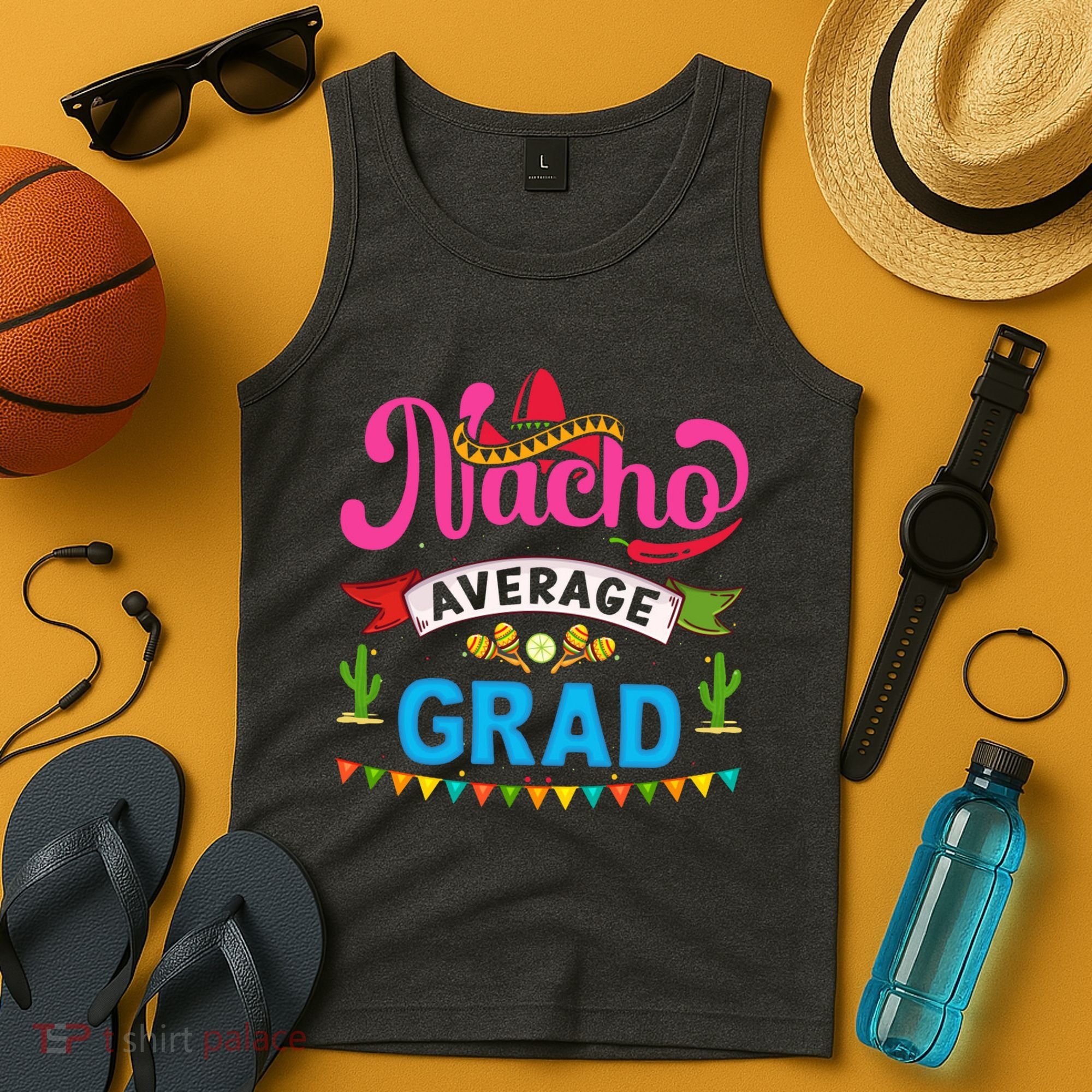 Nacho Average Grad Cinco De Mayo Tank Top