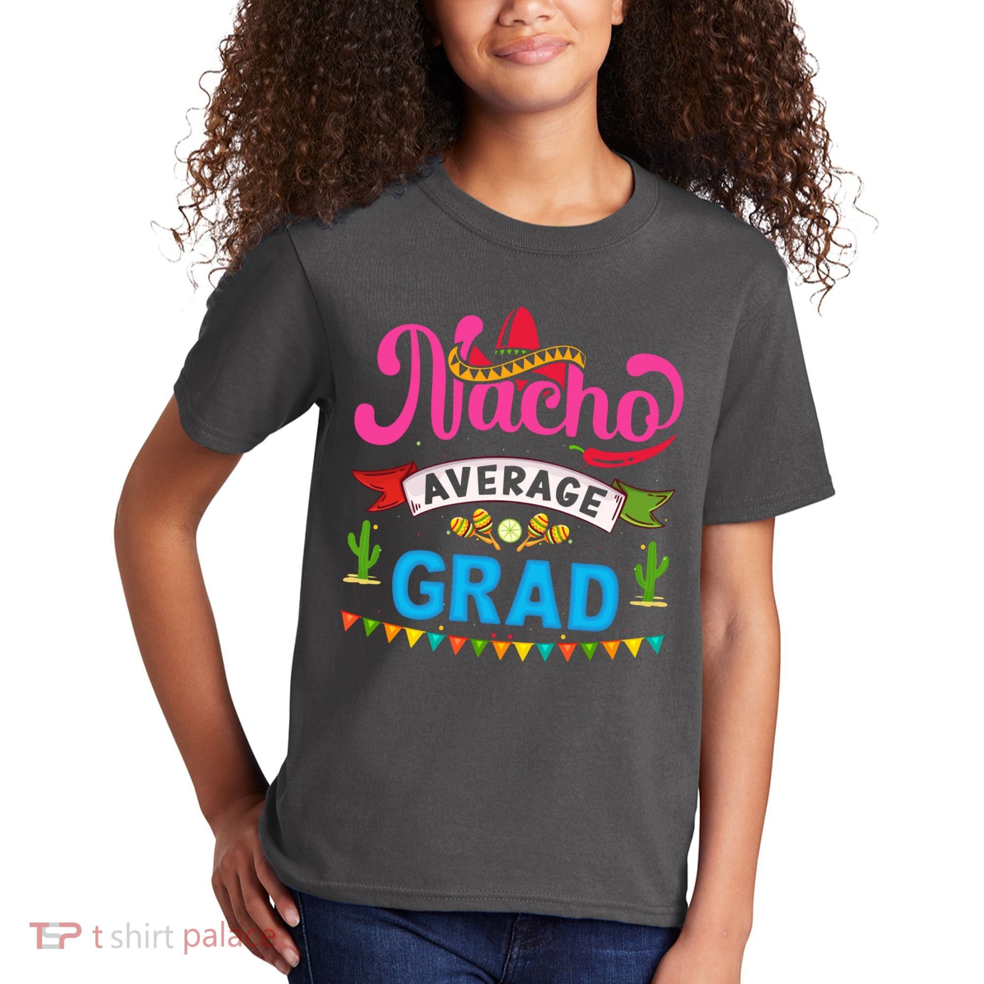 Nacho Average Grad Cinco De Mayo Kids T-Shirt