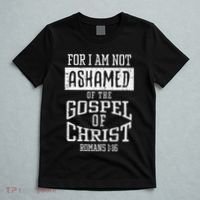 Not Ashamed Gospel Bible Verse God Jesus T-Shirt thumb 5