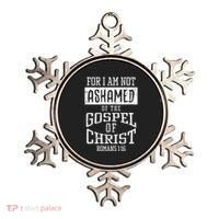 Not Ashamed Gospel Bible Verse God Jesus Ornament thumb 0