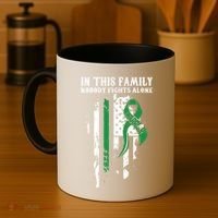 Nobody Alonefunny Gift Traumatic Brain Injury Awareness Ribbon Gift Coffee Mug thumb 4